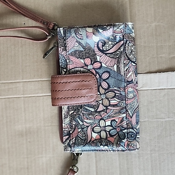 Sakroots brown floral crossbody purse - Picture 3 of 8